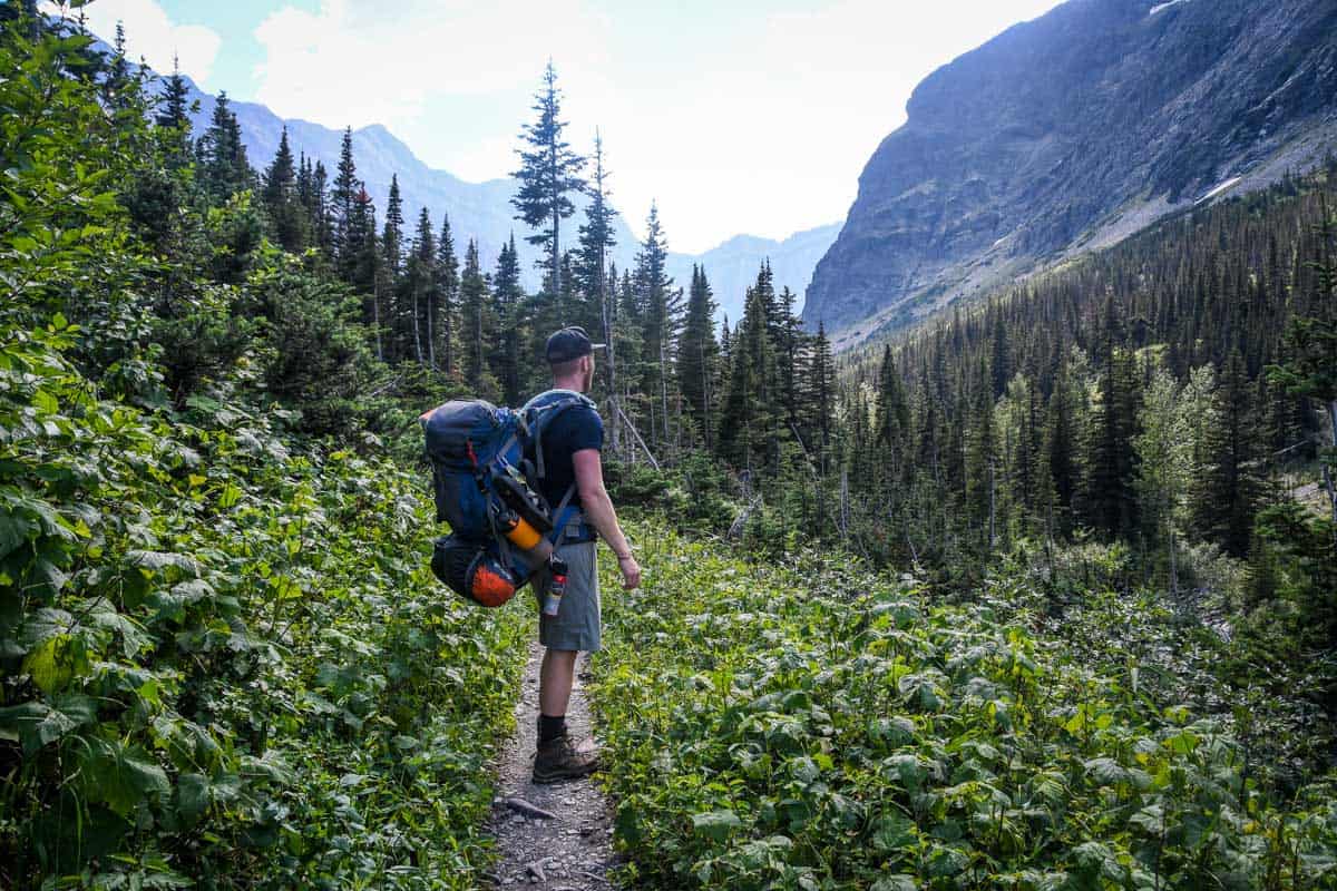 Cracker Lake hike Glacier National Park