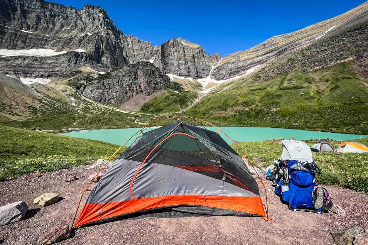 Cracker lake outlet camping