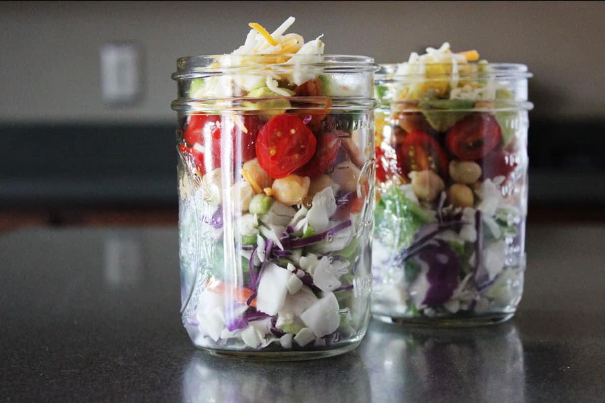 Layered BBQ chopped salad (Healthy Family Project)