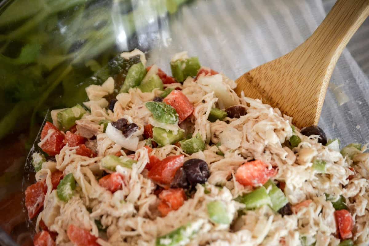 Loaded Veggie Chicken Salad (Colorado Sundays)