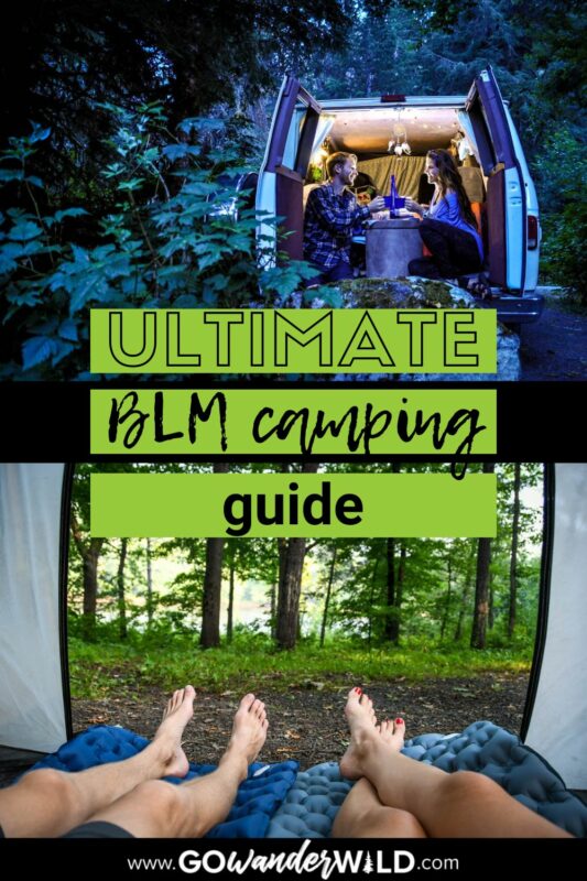 BLM Camping How To Camp For Free On Public Land   BLM Camping Pin B 533x800 