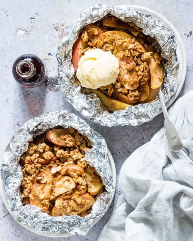 Campfire Apple Crisp Packets (Recipes from a Pantry)
