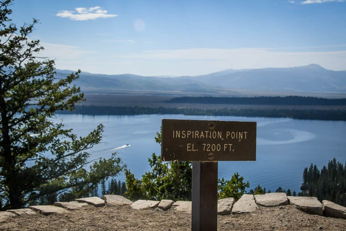 Inspiration Point Grand Teton National Park