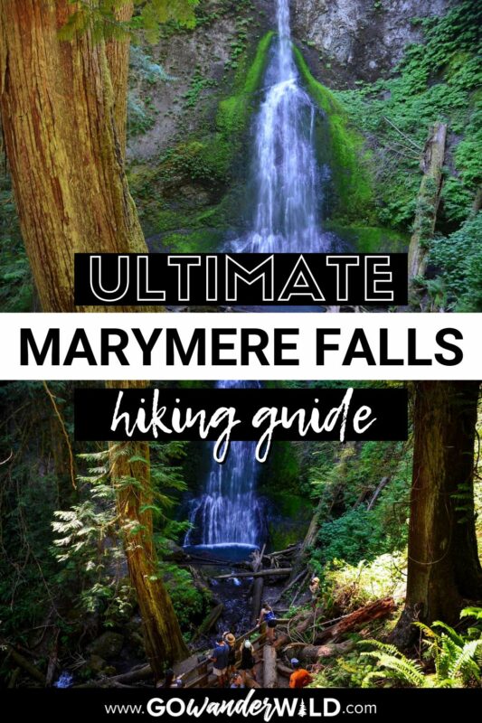 Marymere falls trail outlet map