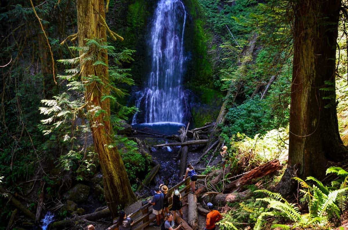 Marymere falls outlet trail map