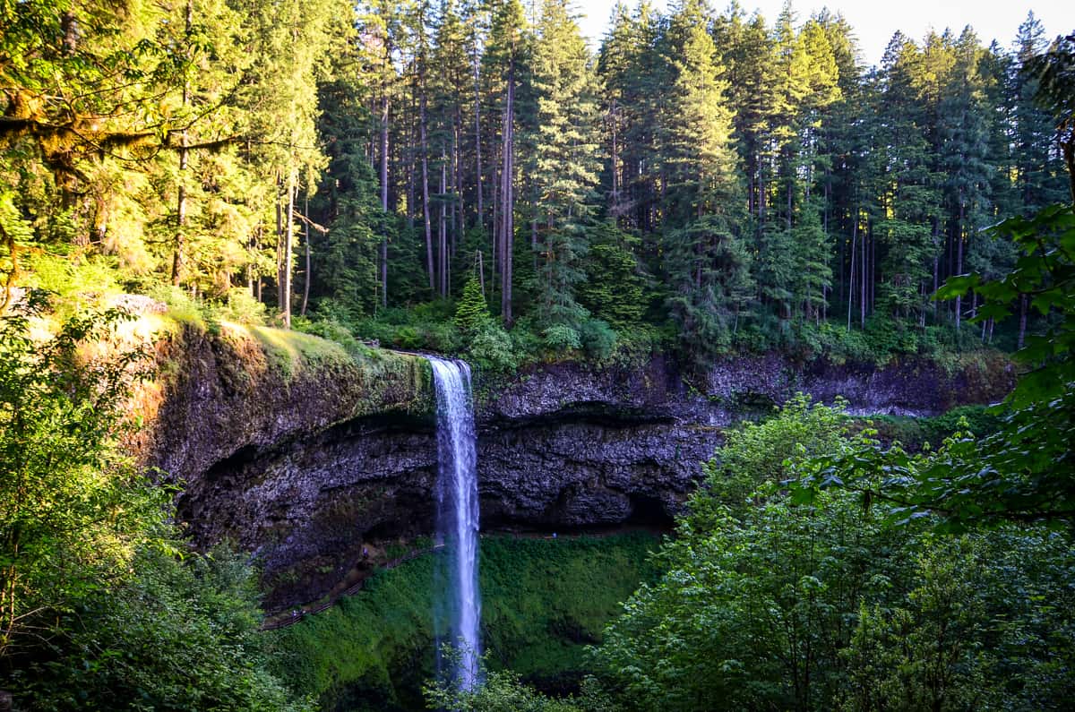 South Falls Trail of Ten Falls Silver Falls State Park Oregon-35