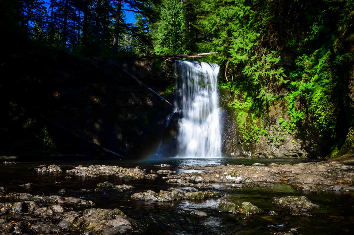 Upper North Falls Trail of Ten Falls Silver Falls State Park Oregon