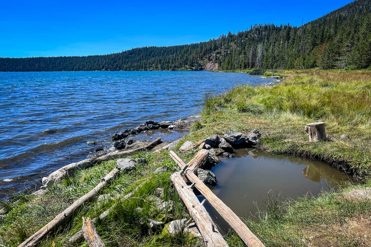 Paulina Lake Hot Springs Oregon