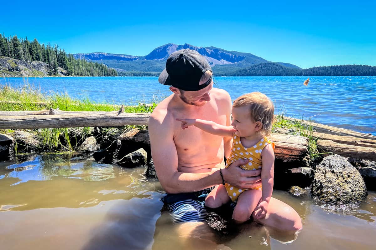 Paulina Lake Hot Springs Oregon