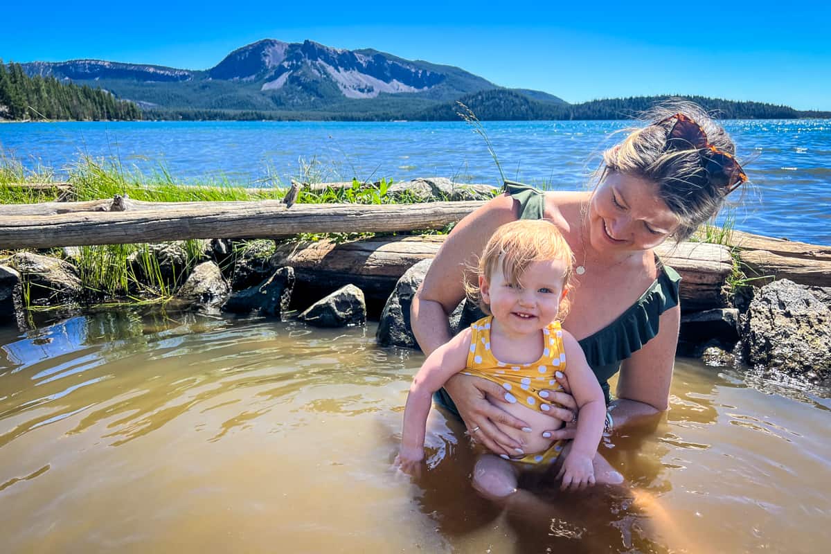 Paulina Lake Hot Springs Oregon
