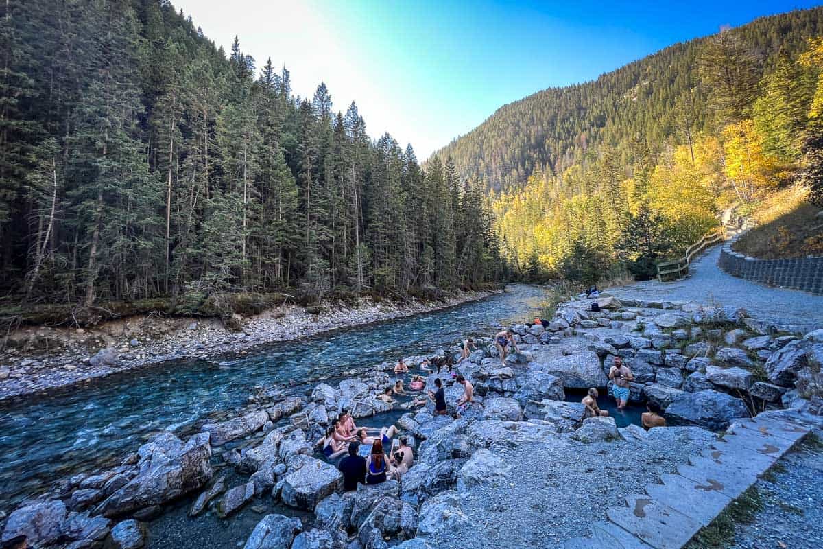 Lussier Hot Springs BC Canada
