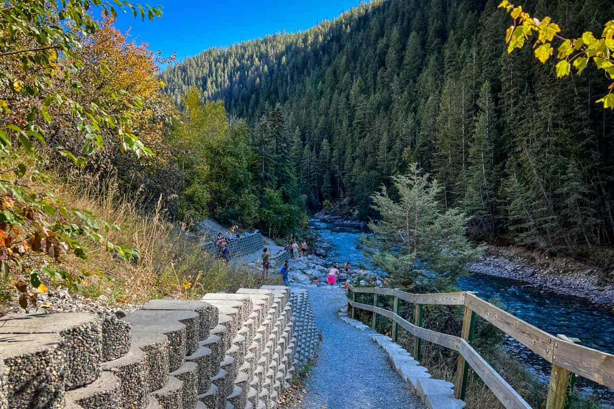 Lussier Hot Springs BC Canada