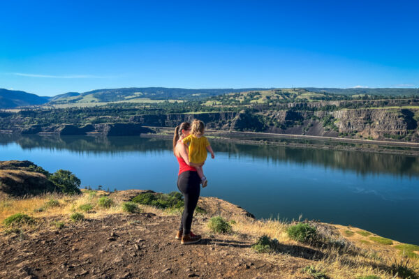 Rowena Plateau trail Oregon