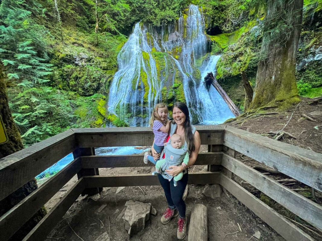 Panther Creek Falls Lower viewing platform