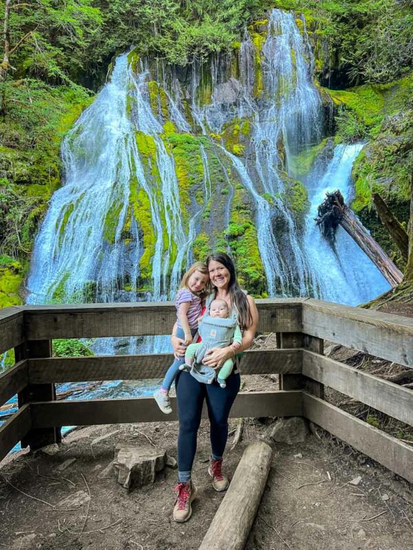 Panther Creek Falls Lower viewing platform